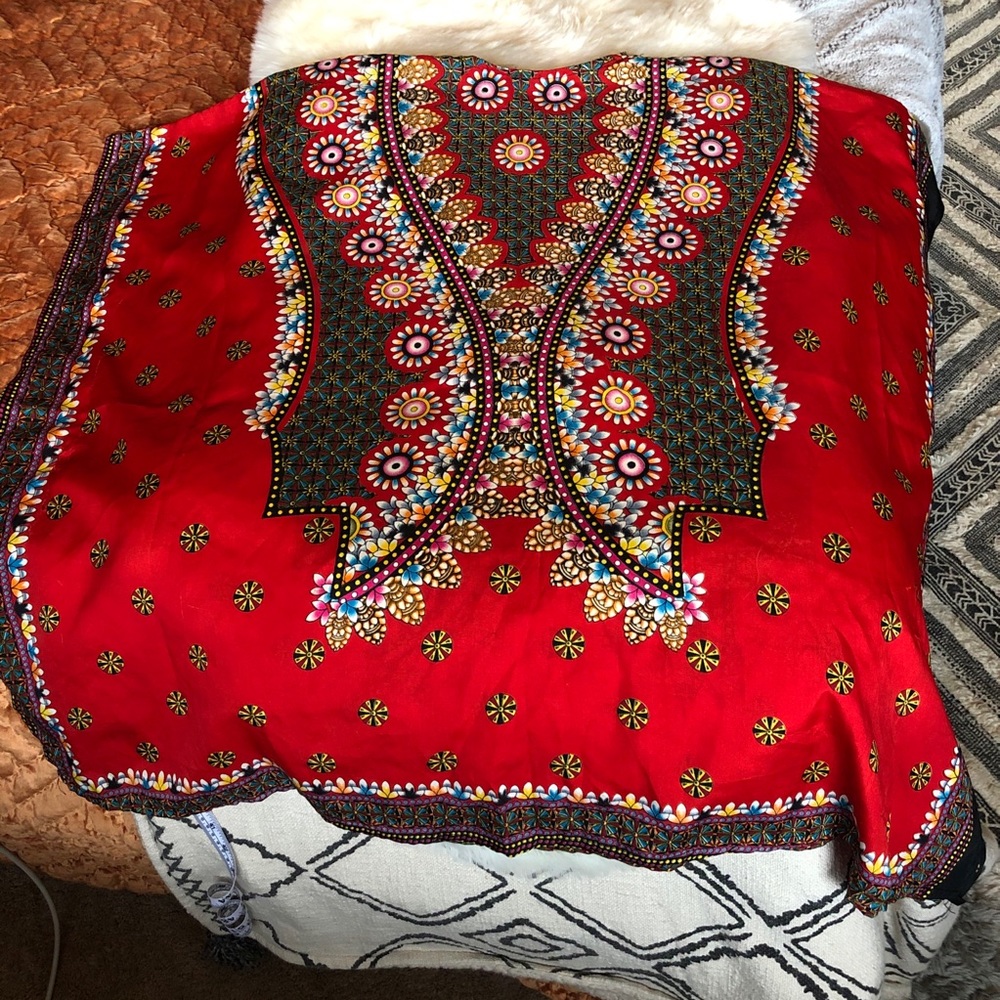 Multicolored Poncho